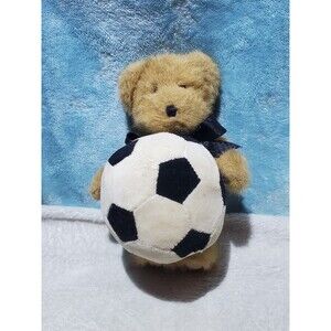 Boyds Bears B.B. Soccer Thinkin Of Ya Series The Head Bean Collection Plush 8"